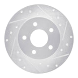 Dynamic Friction 2004-2012 Chevrolet HHR Rear Right Drilled & Slotted Silver Brake Rotor by Dynamic Friction Company 631-53004R
