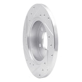 Dynamic Friction 2004-2012 Chevrolet HHR Rear Right Drilled & Slotted Silver Brake Rotor by Dynamic Friction Company 631-53004R