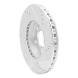 Dynamic Friction 2006-2010 Pontiac Solstice Front Left Drilled & Slotted Silver Brake Rotor by Dynamic Friction Company 631-53005L