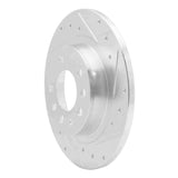 Dynamic Friction 2006-2010 Pontiac Solstice Rear Right Drilled & Slotted Silver Brake Rotor by Dynamic Friction Company 631-53006R