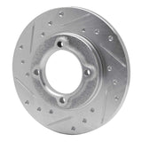 R1 Concepts 1988-1993 Ford Festiva Front Left Drilled & Slotted Silver Brake Rotor by R1 Concepts 631-54000L