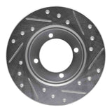 R1 Concepts 1988-1993 Ford Festiva Front Left Drilled & Slotted Silver Brake Rotor by R1 Concepts 631-54000L