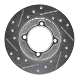 R1 Concepts 1988-1993 Ford Festiva Front Left Drilled & Slotted Silver Brake Rotor by R1 Concepts 631-54000L