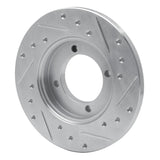 R1 Concepts 1988-1993 Ford Festiva Front Left Drilled & Slotted Silver Brake Rotor by R1 Concepts 631-54000L