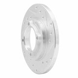 R1 Concepts 1988-1993 Ford Festiva Front Right Drilled & Slotted Silver Brake Rotor by R1 Concepts 631-54000R