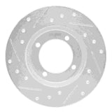 R1 Concepts 1988-1993 Ford Festiva Front Right Drilled & Slotted Silver Brake Rotor by R1 Concepts 631-54000R