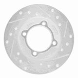 R1 Concepts 1988-1993 Ford Festiva Front Right Drilled & Slotted Silver Brake Rotor by R1 Concepts 631-54000R