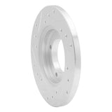 R1 Concepts 1988-1993 Ford Festiva Front Right Drilled & Slotted Silver Brake Rotor by R1 Concepts 631-54000R