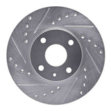 R1 Concepts 1990-2003 Ford Escort Front Left Drilled & Slotted Silver Brake Rotor by R1 Concepts 631-54002L