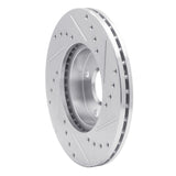 R1 Concepts 1990-2003 Ford Escort Front Left Drilled & Slotted Silver Brake Rotor by R1 Concepts 631-54002L
