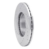 R1 Concepts 1990-2003 Ford Escort Front Right Drilled & Slotted Silver Brake Rotor by R1 Concepts 631-54002R