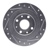R1 Concepts 1990-2003 Ford Escort Rear Left Drilled & Slotted Silver Brake Rotor by R1 Concepts 631-54003L