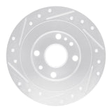 R1 Concepts 1990-2003 Ford Escort Rear Right Drilled & Slotted Silver Brake Rotor by R1 Concepts 631-54003R
