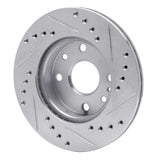 R1 Concepts 1994-1997 Ford Aspire Front Left Drilled & Slotted Silver Brake Rotor by R1 Concepts 631-54004L