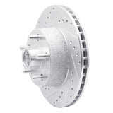 R1 Concepts 1968-1970 Ford Fairlane Front Left Drilled & Slotted Silver Brake Rotor by R1 Concepts 631-54006L