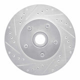 R1 Concepts 1968-1970 Ford Fairlane Front Left Drilled & Slotted Silver Brake Rotor by R1 Concepts 631-54006L