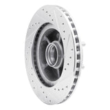 R1 Concepts 1968-1970 Ford Fairlane Front Left Drilled & Slotted Silver Brake Rotor by R1 Concepts 631-54006L