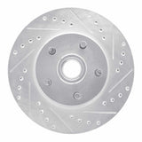 R1 Concepts 1968-1970 Ford Ranchero Front Right Drilled & Slotted Silver Brake Rotor by R1 Concepts 631-54006R