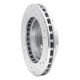 R1 Concepts 1981-1994 Ford EXP Front Left Drilled & Slotted Silver Brake Rotor by R1 Concepts 631-54007L