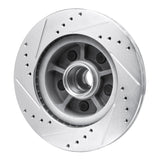 R1 Concepts 1968-1973 Ford Fairlane Front Right Drilled & Slotted Silver Brake Rotor by R1 Concepts 631-54008R