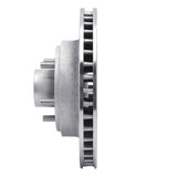 R1 Concepts 1970-1972 Ford LTD Front Right Drilled & Slotted Silver Brake Rotor