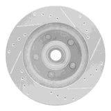 R1 Concepts 1973-1973 Ford Thunderbird Front Left Drilled & Slotted Silver Brake Rotor by R1 Concepts 631-54011L