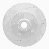 R1 Concepts 1973-1973 Ford Thunderbird Front Left Drilled & Slotted Silver Brake Rotor by R1 Concepts 631-54011L