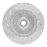 R1 Concepts 1973-1973 Ford Ranchero Front Right Drilled & Slotted Silver Brake Rotor by R1 Concepts 631-54011R
