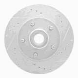 R1 Concepts 1973-1973 Ford Ranchero Front Right Drilled & Slotted Silver Brake Rotor by R1 Concepts 631-54011R