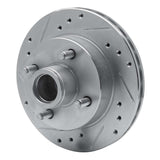 R1 Concepts 1974-1980 Ford Pinto Front Left Drilled & Slotted Silver Brake Rotor by R1 Concepts 631-54012L