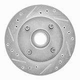 R1 Concepts 1974-1980 Ford Pinto Front Left Drilled & Slotted Silver Brake Rotor by R1 Concepts 631-54012L