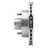 R1 Concepts 1974-1980 Ford Pinto Front Left Drilled & Slotted Silver Brake Rotor by R1 Concepts 631-54012L