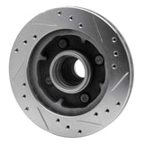 R1 Concepts 1974-1980 Ford Pinto Front Left Drilled & Slotted Silver Brake Rotor by R1 Concepts 631-54012L