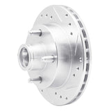R1 Concepts 1974-1980 Ford Pinto Front Right Drilled & Slotted Silver Brake Rotor by R1 Concepts 631-54012R