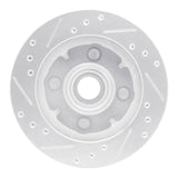 R1 Concepts 1974-1980 Ford Pinto Front Right Drilled & Slotted Silver Brake Rotor by R1 Concepts 631-54012R