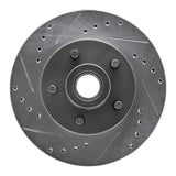 R1 Concepts 1974-1979 Ford Torino Front Left Drilled & Slotted Silver Brake Rotor by R1 Concepts 631-54013L