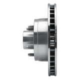R1 Concepts 1974-1979 Ford Torino Front Left Drilled & Slotted Silver Brake Rotor by R1 Concepts 631-54013L