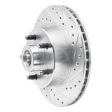 R1 Concepts 1974-1980 Ford Maverick Front Right Drilled & Slotted Silver Brake Rotor by R1 Concepts 631-54014R