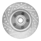 R1 Concepts 1974-1980 Ford Maverick Front Right Drilled & Slotted Silver Brake Rotor by R1 Concepts 631-54014R