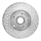 R1 Concepts 1974-1980 Ford Maverick Front Right Drilled & Slotted Silver Brake Rotor by R1 Concepts 631-54014R