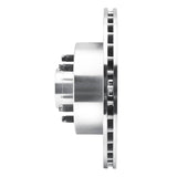 R1 Concepts 1974-1980 Ford Maverick Front Right Drilled & Slotted Silver Brake Rotor by R1 Concepts 631-54014R