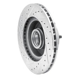 R1 Concepts 1974-1980 Ford Maverick Front Right Drilled & Slotted Silver Brake Rotor by R1 Concepts 631-54014R