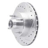 R1 Concepts 1978-1993 Ford Fairmont Front Right Drilled & Slotted Silver Brake Rotor by R1 Concepts 631-54015R