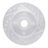 R1 Concepts 1978-1993 Ford Fairmont Front Right Drilled & Slotted Silver Brake Rotor by R1 Concepts 631-54015R