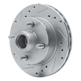 R1 Concepts 1979-1981 Ford Mustang Front Left Drilled & Slotted Silver Brake Rotor by R1 Concepts 631-54018L