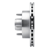 R1 Concepts 1979-1981 Ford Mustang Front Left Drilled & Slotted Silver Brake Rotor by R1 Concepts 631-54018L