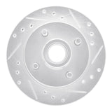 R1 Concepts 1979-1981 Ford Mustang Front Right Drilled & Slotted Silver Brake Rotor by R1 Concepts 631-54018R