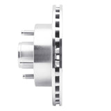 R1 Concepts 1979-1981 Ford Mustang Front Right Drilled & Slotted Silver Brake Rotor by R1 Concepts 631-54018R