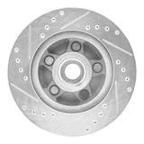 R1 Concepts 1982-1987 Ford Mustang Front Right Drilled & Slotted Silver Brake Rotor by R1 Concepts 631-54019R