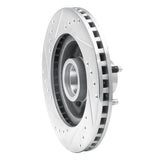 R1 Concepts 1982-1987 Ford Mustang Front Right Drilled & Slotted Silver Brake Rotor by R1 Concepts 631-54019R